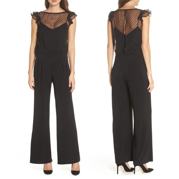 julia jordan Pants & Jumpsuits New Julia Jordan Illusion Neck Wide